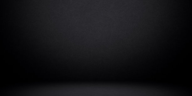 黑色背景与明亮的聚光灯到墙壁和地面为您的产品背景概念图片下载