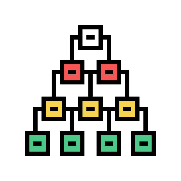 层次图颜色图标矢量图图片下载