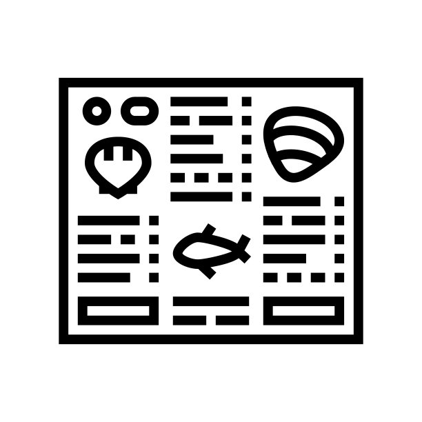 菜单线图标矢量图图片下载