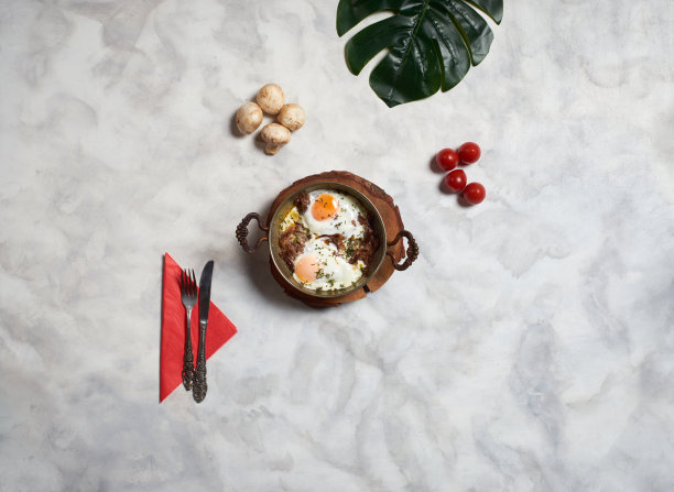 肉煎蛋图片下载