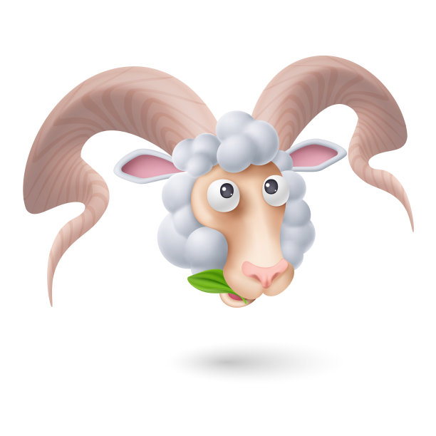 绵羊还是公羊头图片下载