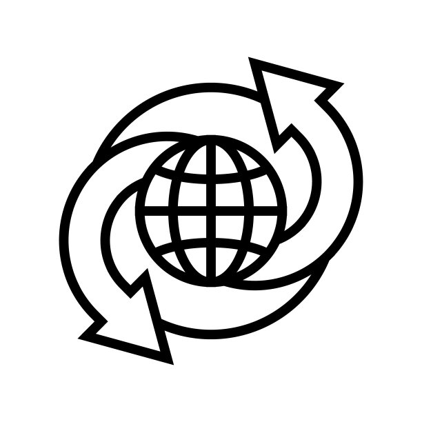 气候变化线性图标矢量插图图片下载