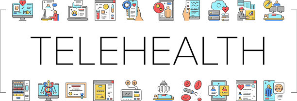 远程医疗医疗图标设置图片下载