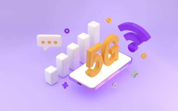 5g技术速度互联网宽带热点wifi全球网络电信，5g概念智能手机，网络技术。三维渲染图片下载