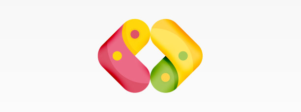 创意几何壁纸圆形箭头形状图片下载