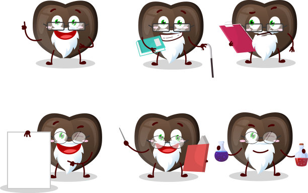 教授喜欢巧克力糖果学术漫画图片下载