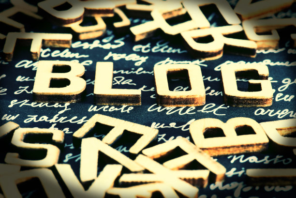 不同的字母和博客这个词图片下载