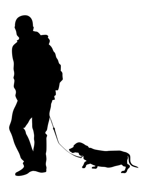 女孩的狗图片下载