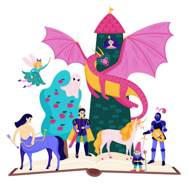 童话故事组成图片下载