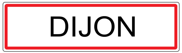 法国第戎市交通标志插图图片下载