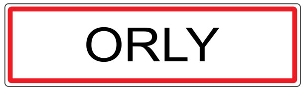 法国奥利城市交通标志插图图片下载