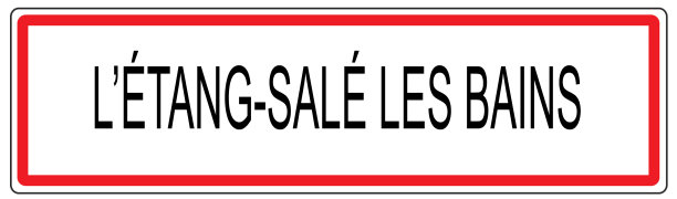 法国伊唐赛尔班市交通标志插图图片下载