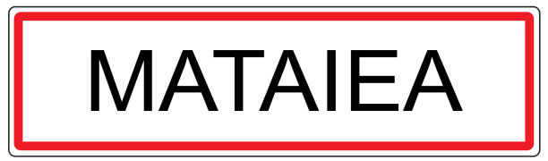 法国Mataiea市交通标志插图图片下载