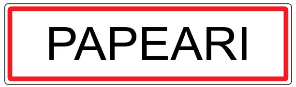 法国帕帕里市交通标志插图图片下载