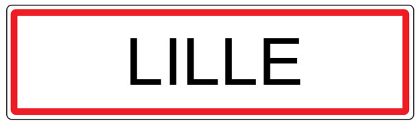 法国里尔市交通标志插图图片下载