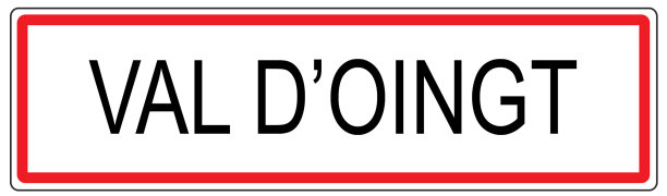 法国Val d Oingt城市交通标志插图图片下载