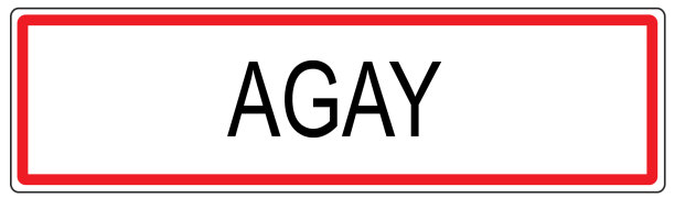 法国阿盖市交通标志插图图片下载