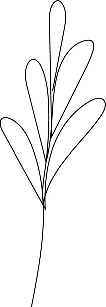 轮廓线手绘春花涂鸦图片下载