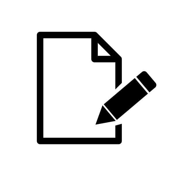 一个笔记和笔的图标。编辑和博客图标。向量。图片下载