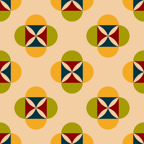 无缝复古图案壁纸图片下载