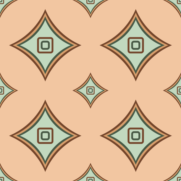 无缝复古图案壁纸图片下载