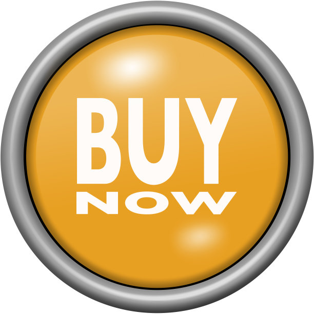 橙色设计现在购买圆形3D按钮图片下载