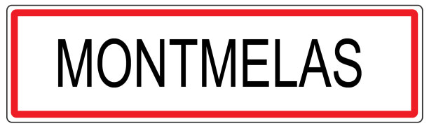 法国蒙梅拉斯市交通标志插图图片下载