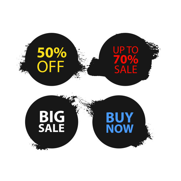 一组垃圾横幅。垃圾背景出售。喷漆元素孤立在白色背景，线条和排水黑色墨水飞溅，墨迹设置，文本框架，街道风格图片下载