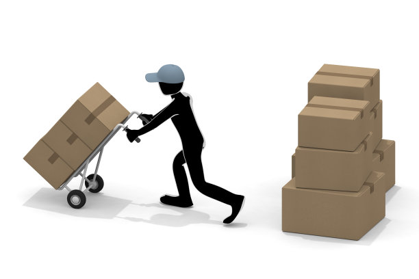 交付的职业。体力劳动者从事体力劳动的人快去把你的行李送过去。交付时强调速度。搬运大量行李的人。图片下载