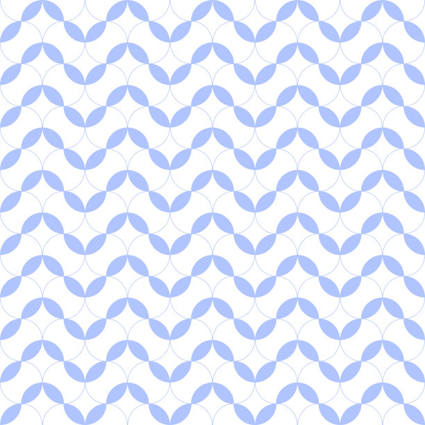 摘要蓝色无缝锯齿图案在白色背景上。图片下载