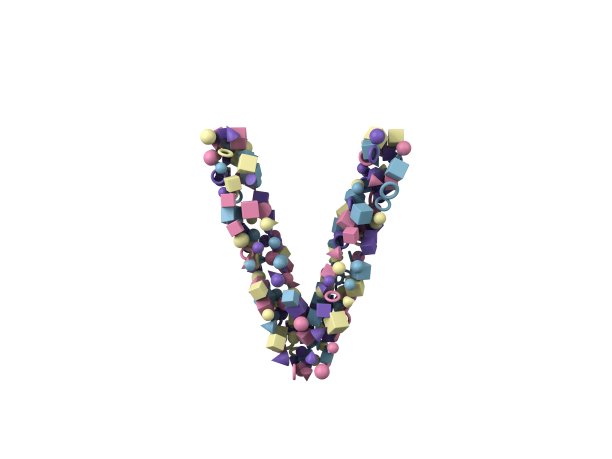 形状主题字体字母V字母图片下载