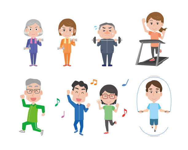 人们锻炼身体图片下载