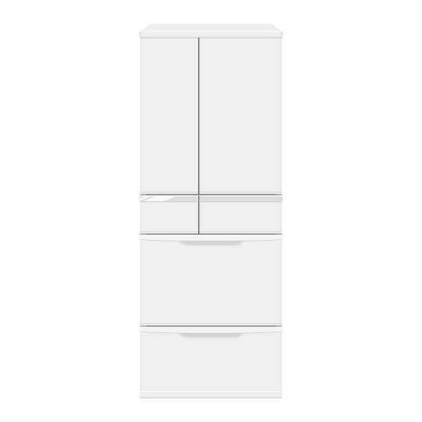 冰箱孤立在背景上的矢量图。图片下载