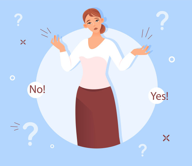 困惑的女孩的概念图片下载