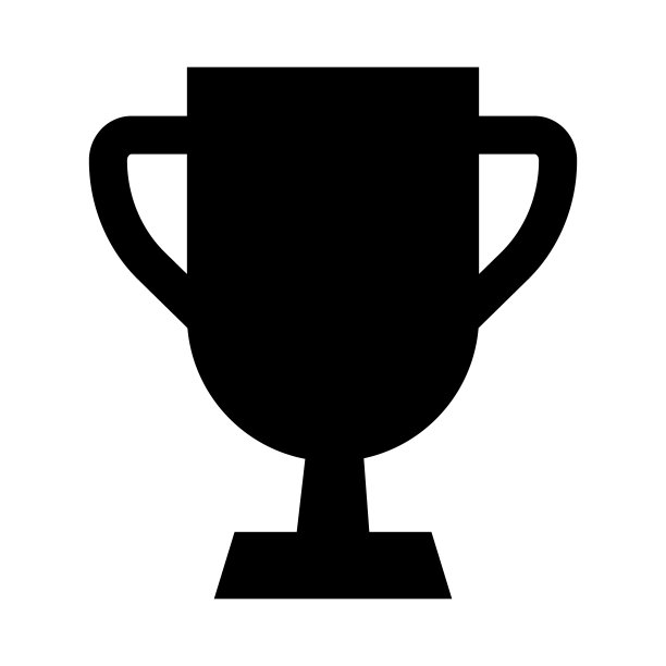 奖杯。冠军得主图标。可编辑的矢量。图片下载