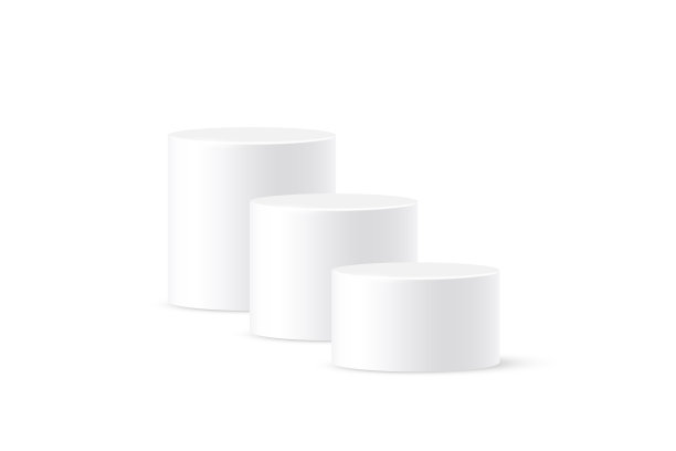 3d平台平台柱体，白色底座舞台的产品介绍或获胜者图片下载