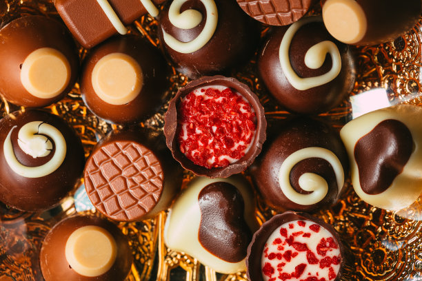 美食巧克力选择宏观特写图片下载