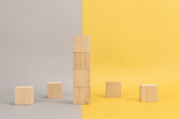 空木块堆栈和文本复制空间图片下载