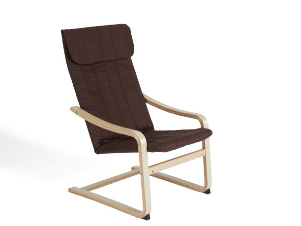 舒适的扶手椅孤立在白色背景上。图片下载