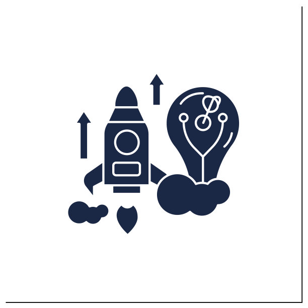 突破创新字形图标图片下载