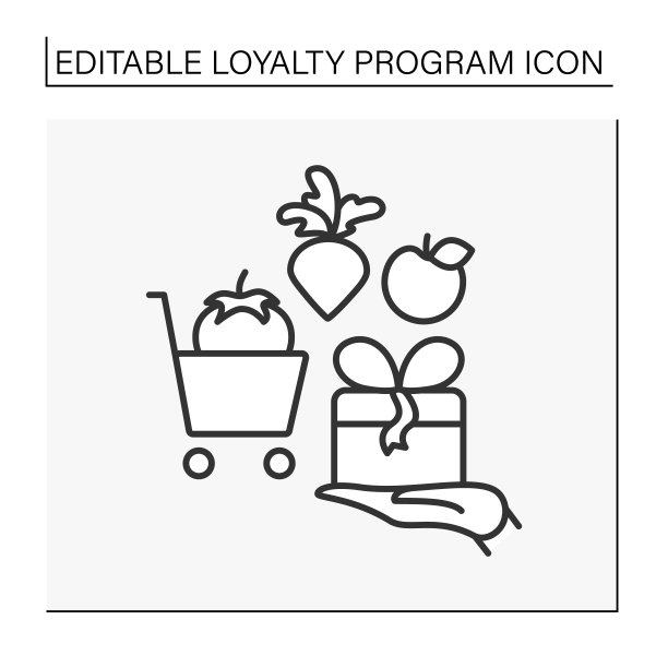 忠诚计划线图标图片下载