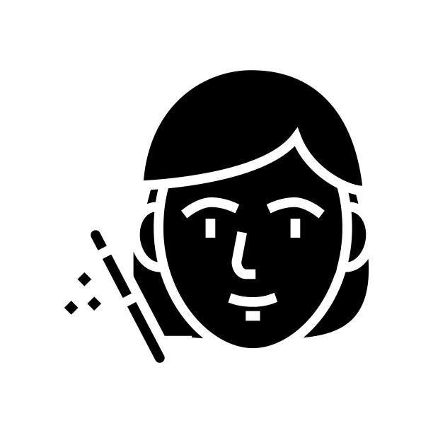 补妆程序符号图标矢量插图图片下载