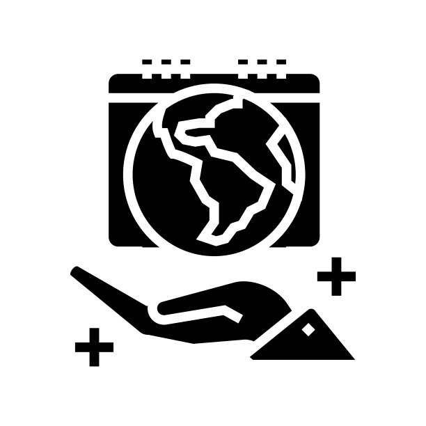 自然护理日字形图标矢量插图图片下载