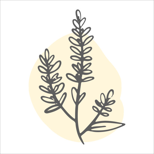 一行的艺术品。抽象的插图。现代艺术。极简主义。矢量插图。图片下载