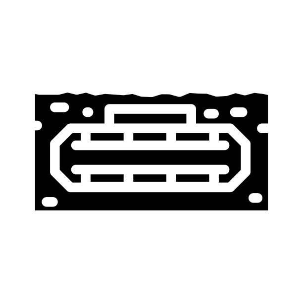 军用地雷标志矢量插图图片下载