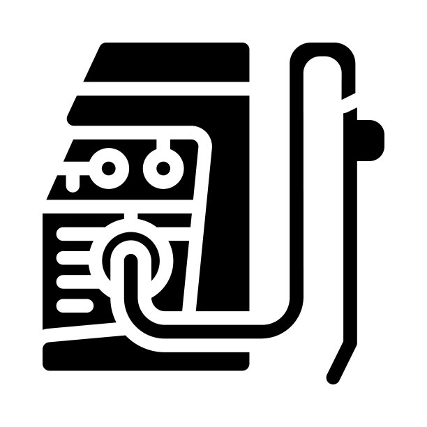 农药化工字形图标矢量插图图片下载