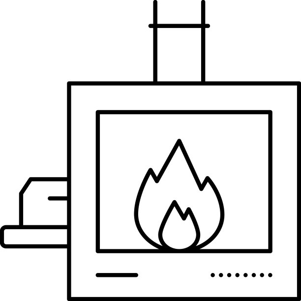 个人火葬线图标图片下载