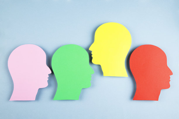 剪纸风格的人头图片下载