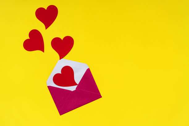 心形的信封图片下载