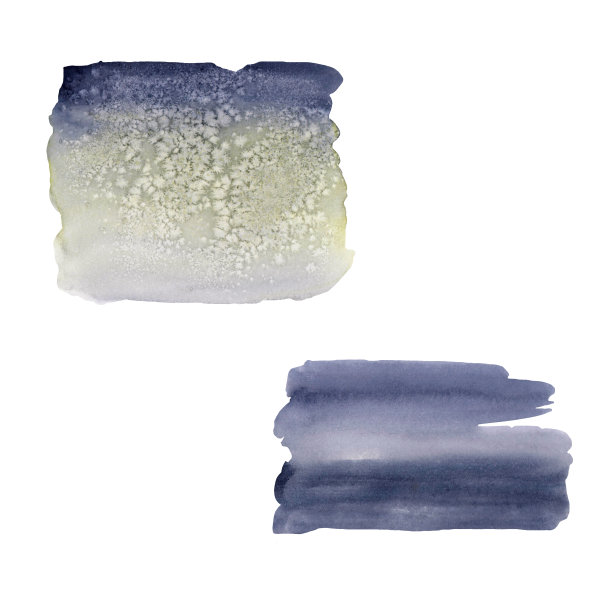 水彩插图污点孤立在白色背景。手绘。图片下载